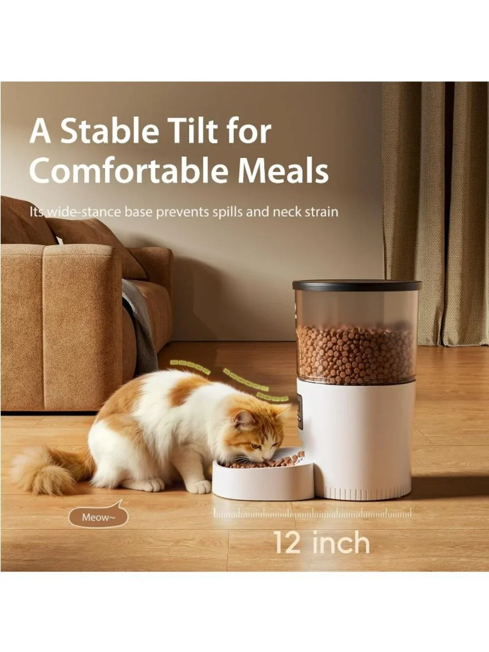 IMIPAW Automatic Pet Feeder Programmable Timed Dispenser for Cats Small Dogs NEW